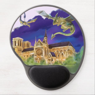 Gargoyle Notre Dame - Paris Gel Mouse Pad