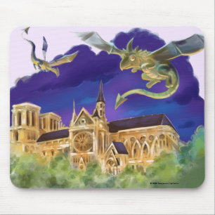 Gargoyle Notre Dame - Paris Mousepad