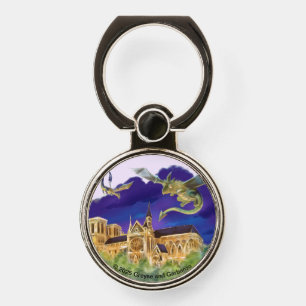 Gargoyle Notre Dame - Paris Phone Ring Holder