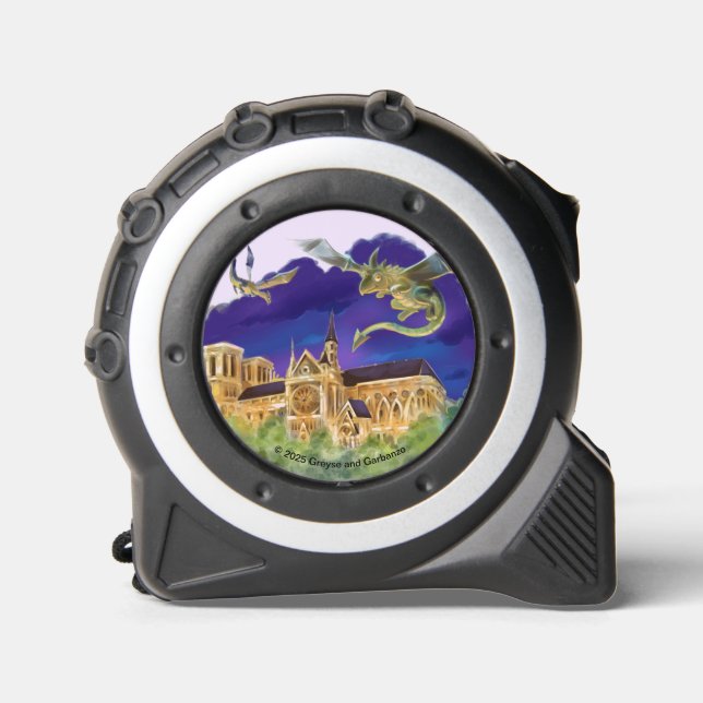 Gargoyle Notre Dame - Paris Tape Measure (Front)