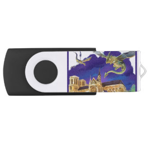 Gargoyle Notre Dame - Paris Thumb Drive