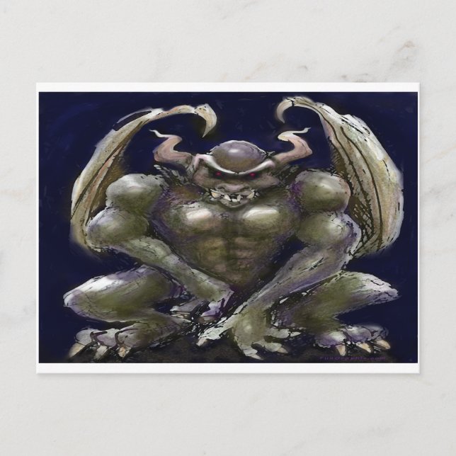 Gargoyle Postcard (Front)