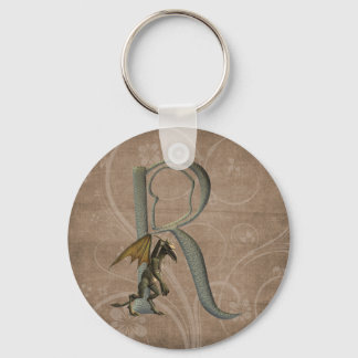 Gargoyles Monogram R Keychain