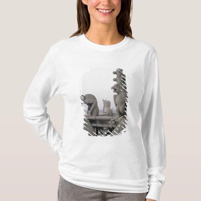 Gargoyles on the balustrade of the Grande T-Shirt (Front)