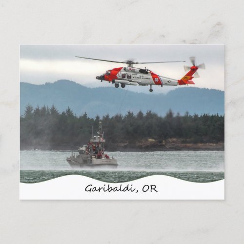 Garibaldi OR Coast Guard Postcard