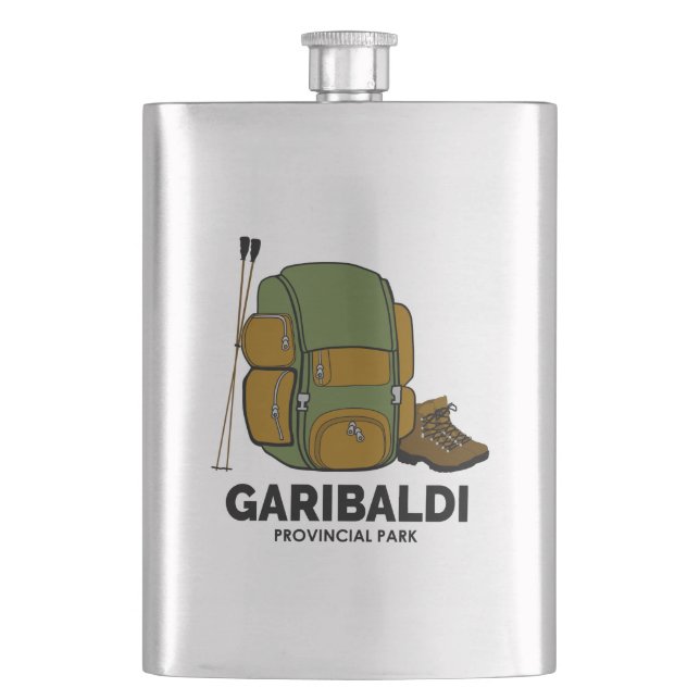 Garibaldi Provincial Park Backpack Flask (Front)