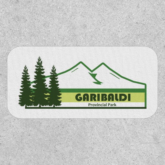 Garibaldi Provincial Park Green Stripes Patch (Front)