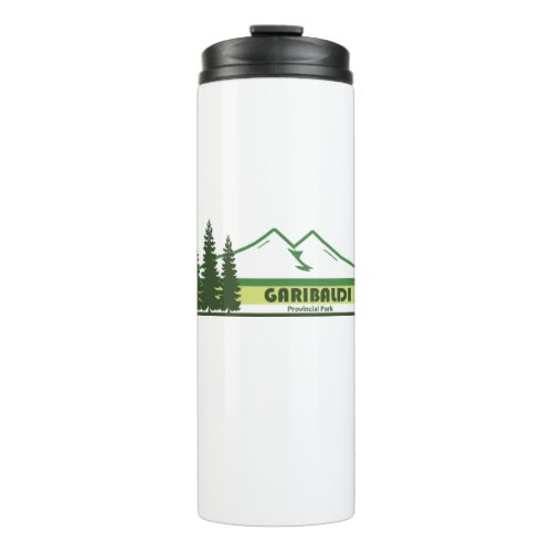 Garibaldi Provincial Park Green Stripes Thermal Tumbler