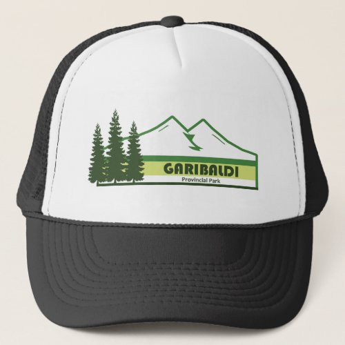 Garibaldi Provincial Park Green Stripes Trucker Hat