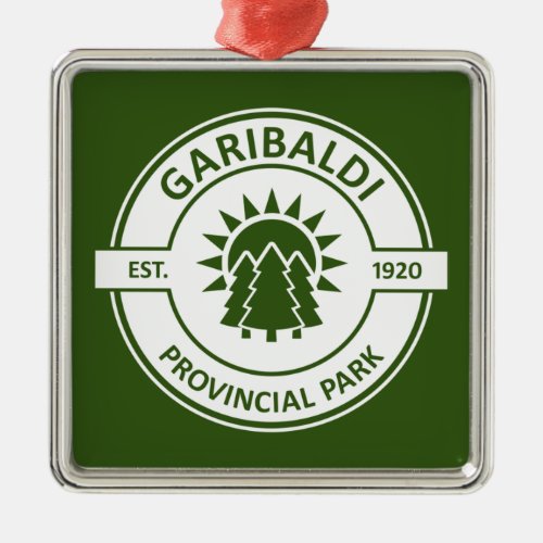 Garibaldi Provincial Park Metal Ornament