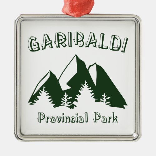 Garibaldi Provincial Park Metal Ornament