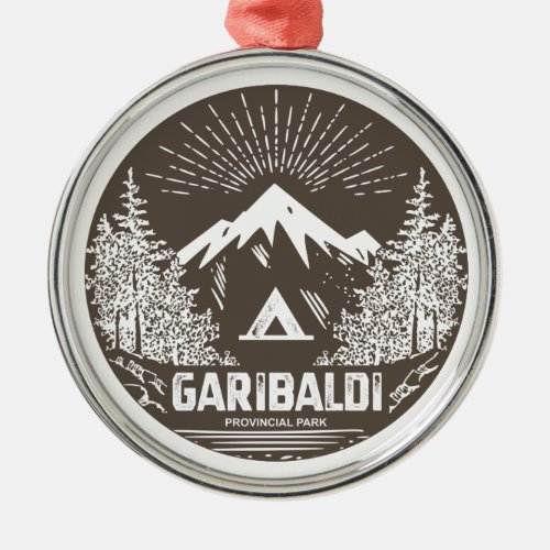 Garibaldi Provincial Park Metal Ornament