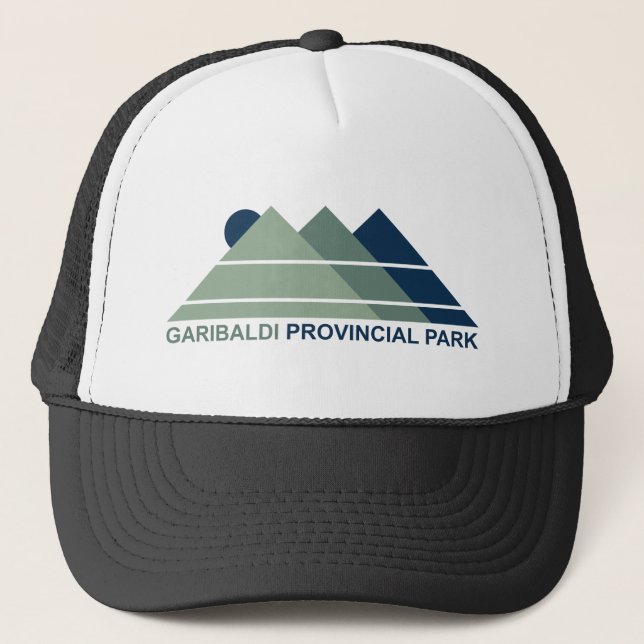 Garibaldi Provincial Park Mountain Sun Trucker Hat (Front)