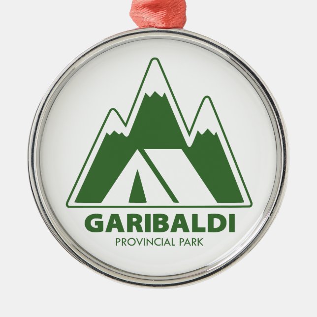 Garibaldi Provincial Park Mountains Camping Metal Ornament (Front)