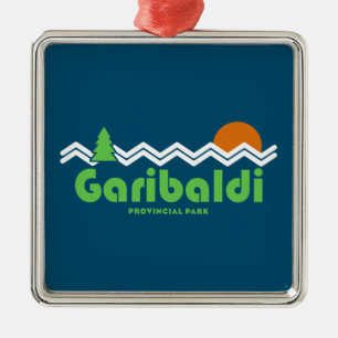 Garibaldi Provincial Park Retro Metal Ornament