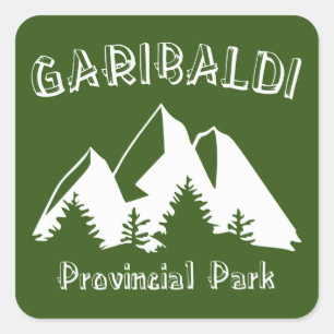 Garibaldi Provincial Park Square Sticker