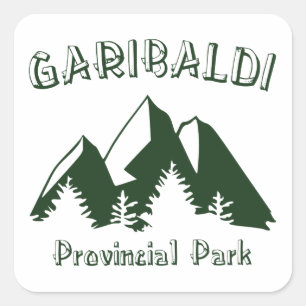 Garibaldi Provincial Park Square Sticker