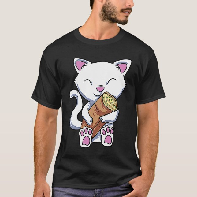 Garic Bread Cat T-Shirt (Front)