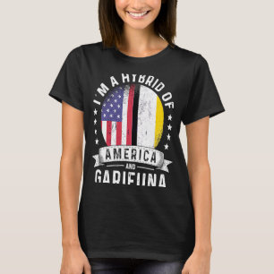 Garifuna American Patriot Grown Flag Humor T-Shirt