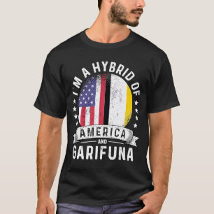 Garifuna American Patriot Grown Flag Humor T-Shirt