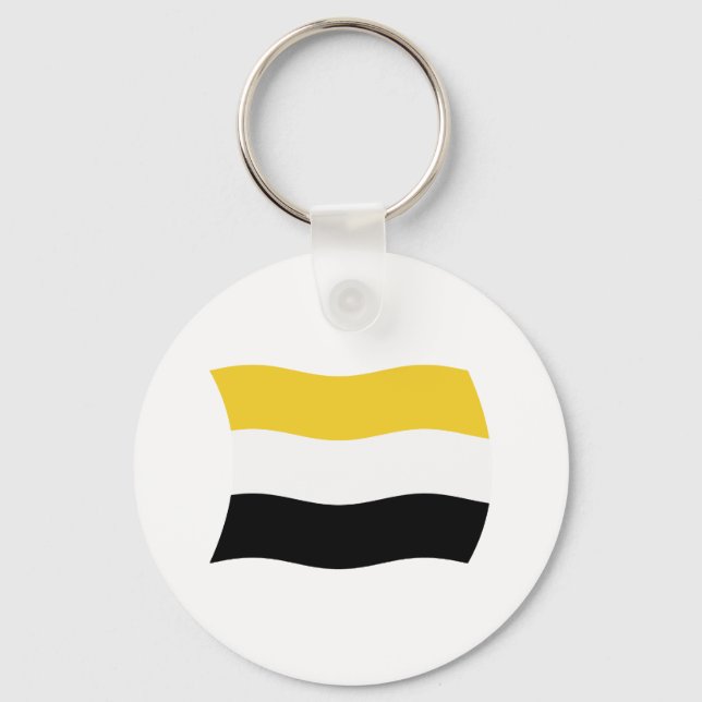 Garifuna Flag Keychain (Front)
