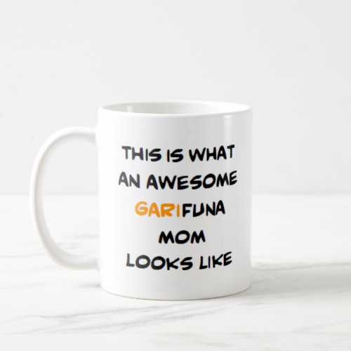 garifuna mom awesome coffee mug