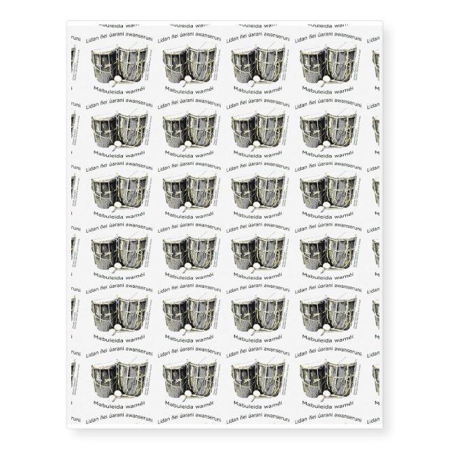 Garifuna Settlement Day 2017 Tattoos (Front)