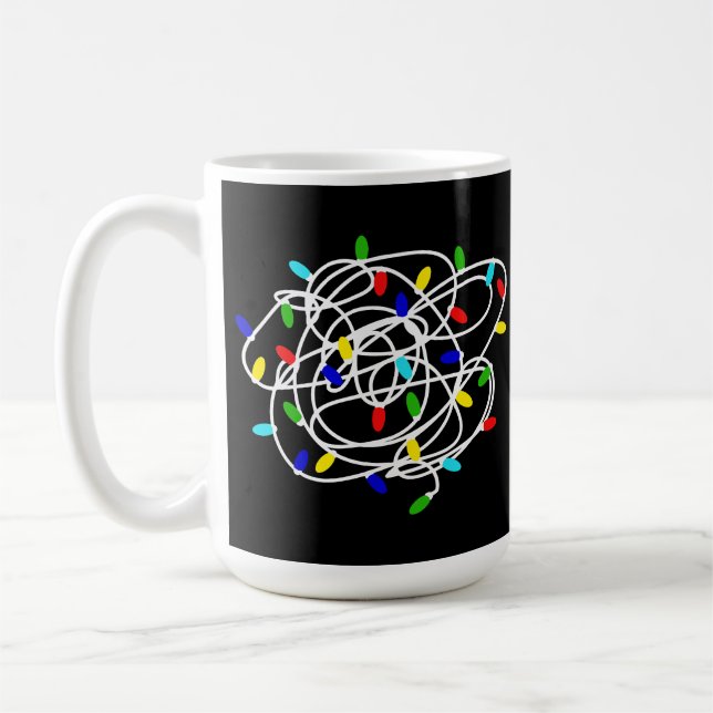 Garland Christmas Lights-87870 Coffee Mug (Left)