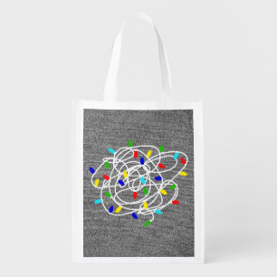 Garland Christmas Lights-87870 Grocery Bag