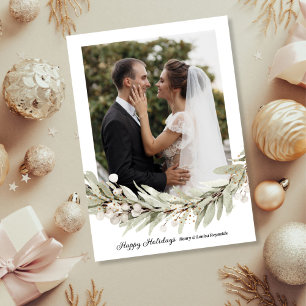 Garland Holiday Photo Christmas Card