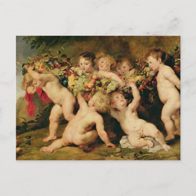 Garland of Fruit, c.1615-17 Postcard (Front)