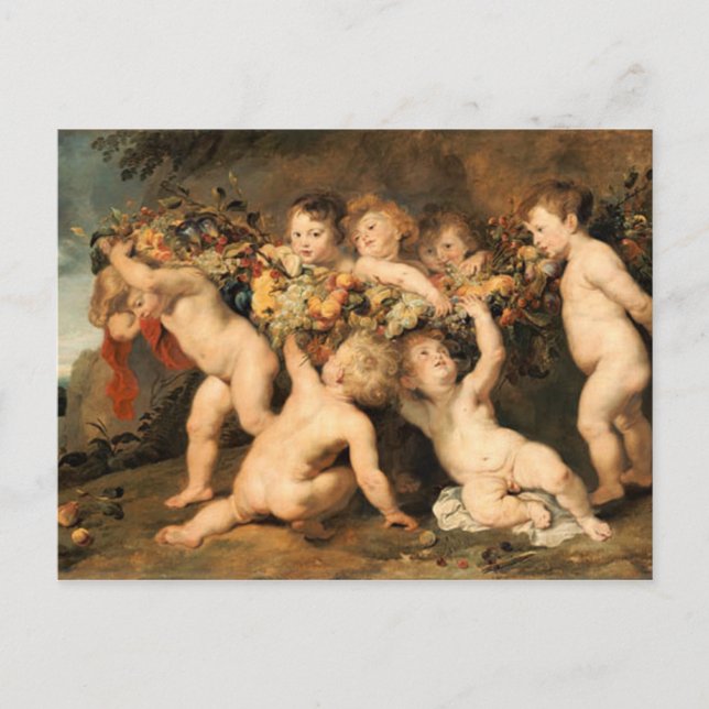Garland of Fruits - Rubens Postcard (Front)