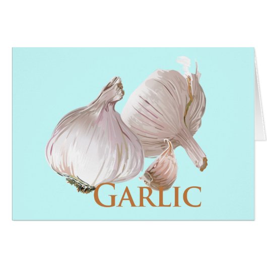Garlic and Garlic Clove (Front Horizontal)