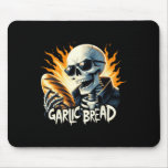 Garlic Bread Halloween Skeleton Kery Ker Bread Lov Mouse Pad