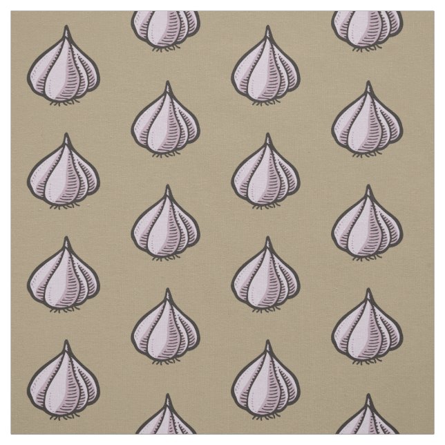 Garlic Bulb Fabric (Swatch)