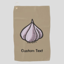 Garlic Bulb Golf Towel