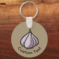 Garlic Bulb Keychain