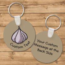 Garlic Bulb Keychain
