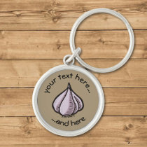Garlic Bulb Keychain