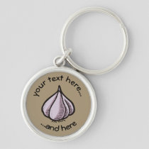 Garlic Bulb Keychain