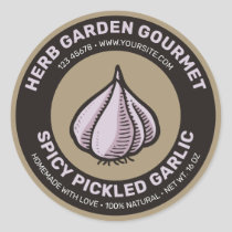 Garlic Bulb Label