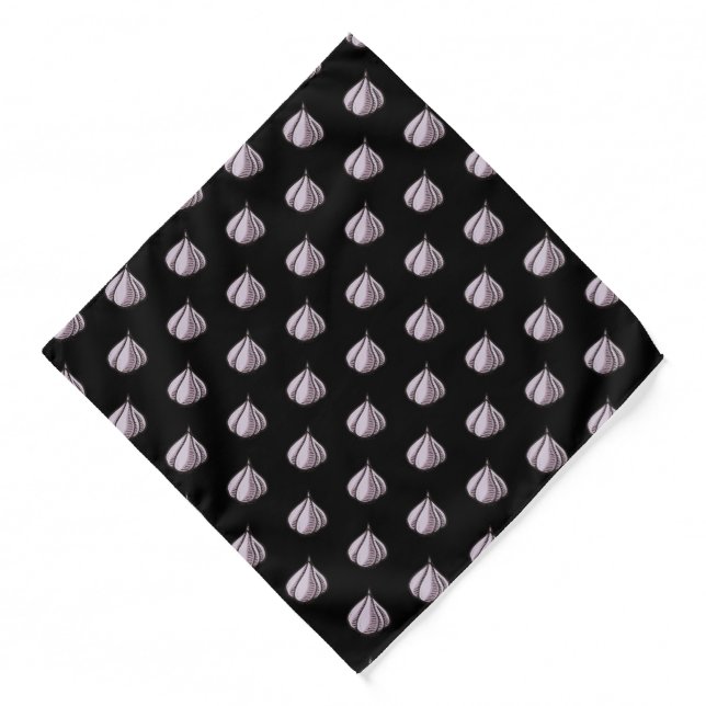 Garlic Bulb Pattern Bandana (Front)