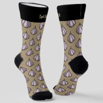 Garlic Bulb Pattern Socks
