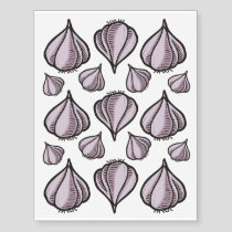 Garlic Bulb Temporary Tattoos