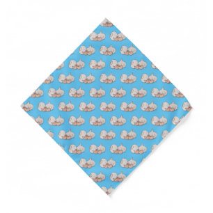 Garlic cartoon illustration   bandana