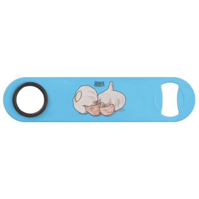 Garlic cartoon illustration   bar key (Front (Horizontal))