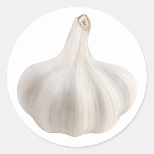 Garlic Classic Round Sticker