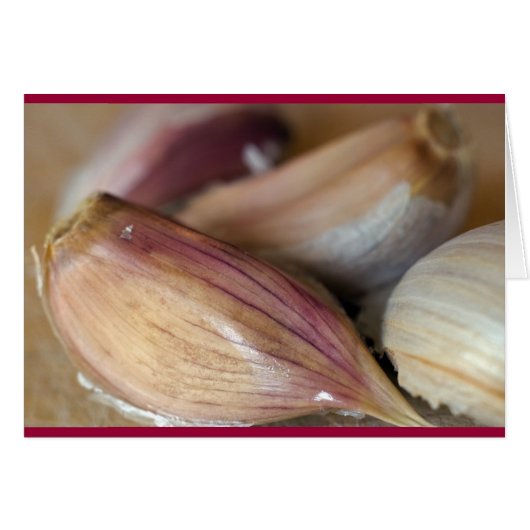 Garlic cloves cards (Front Horizontal)