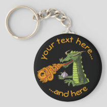 Garlic Dragon Keychain
