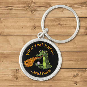 Garlic Dragon Keychain